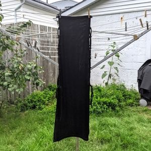 Exposed Side Tie Maxi Skirt